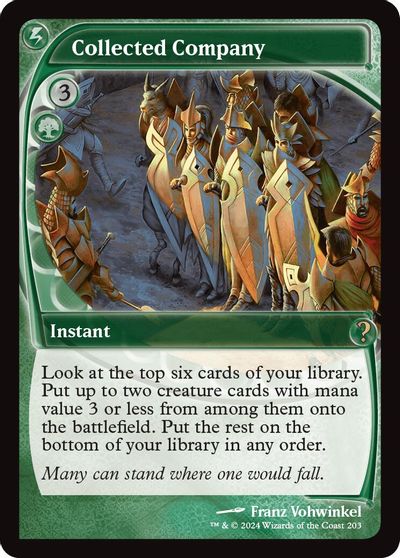 Collected Company (Future Sight) card art