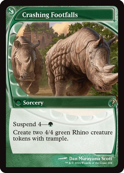 Crashing Footfalls (Future Sight) card art