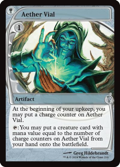 Aether Vial (Future Sight) card art