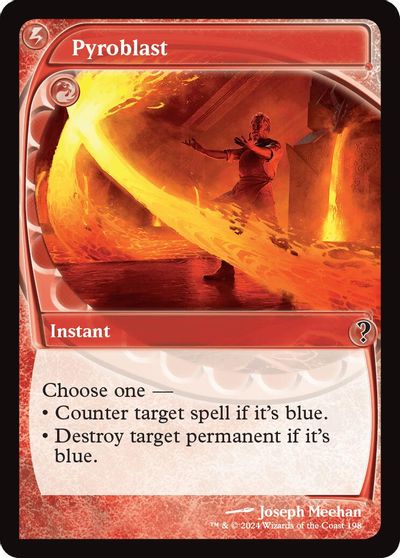 Pyroblast (Future Sight) card art