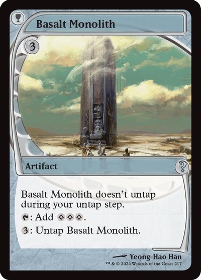 Basalt Monolith (Future Sight) card art