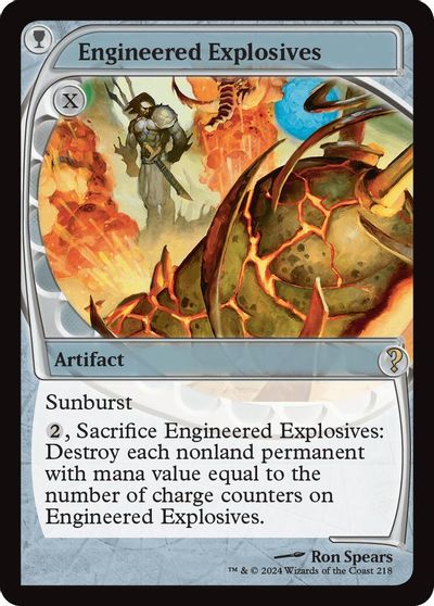Engineered Explosives (Future Sight) card art