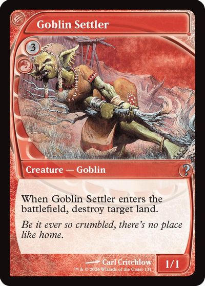 Goblin Settler (Future Sight) card art