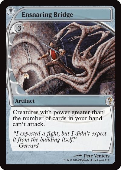 Ensnaring Bridge (Future Sight) card art