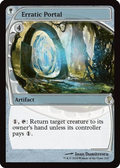 Erratic Portal (Future Sight) card art