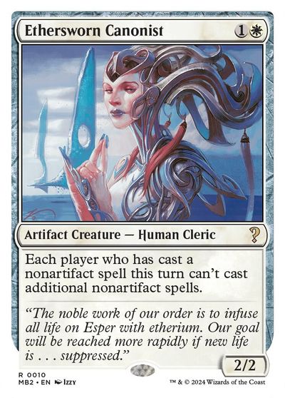 Ethersworn Canonist (White Border) card art