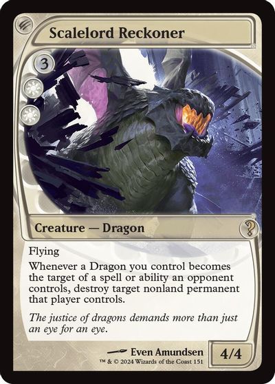 Scalelord Reckoner (Future Sight) card art
