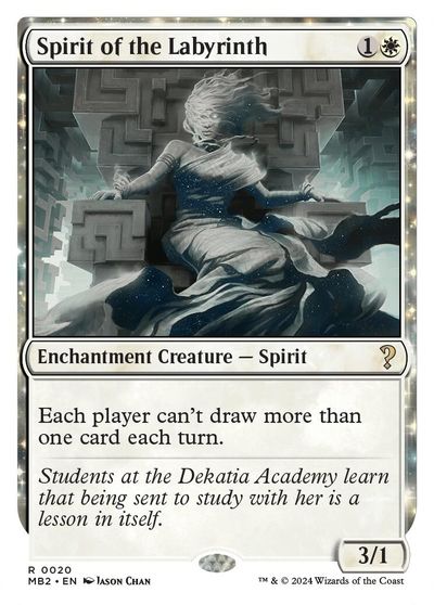 Spirit of the Labyrinth (White Border) card art