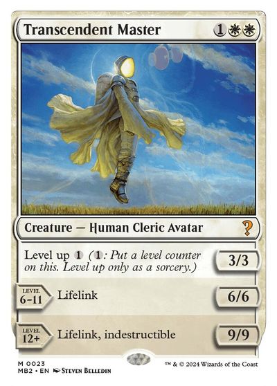 Transcendent Master (White Border) card art