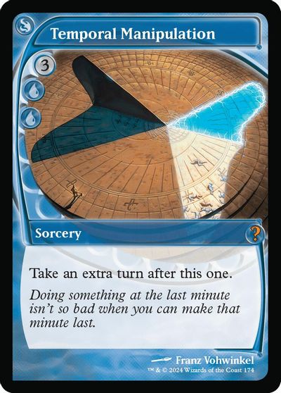 Temporal Manipulation (Future Sight) card art
