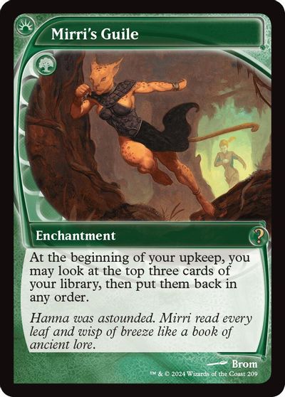Mirri's Guile (Future Sight) card art