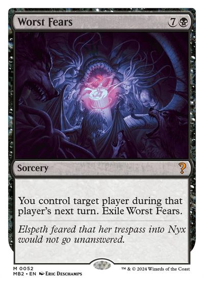 Worst Fears (White Border) card art