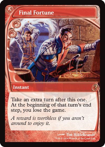 Final Fortune (Future Sight) card art