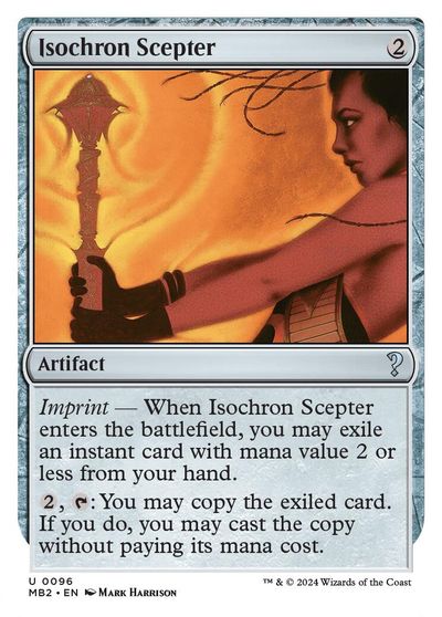 Isochron Scepter (White Border) card art