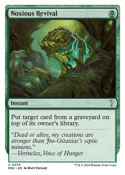 Noxious Revival (White Border) card art