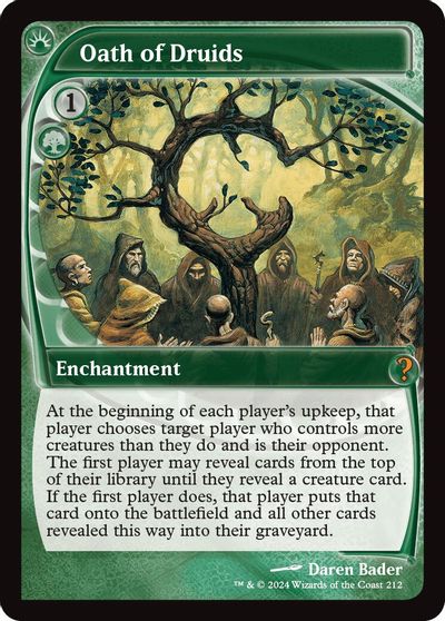 Oath of Druids (Future Sight) card art