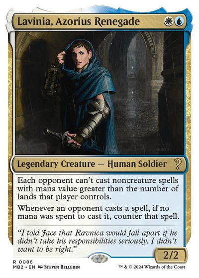 Lavinia, Azorius Renegade (White Border) card art