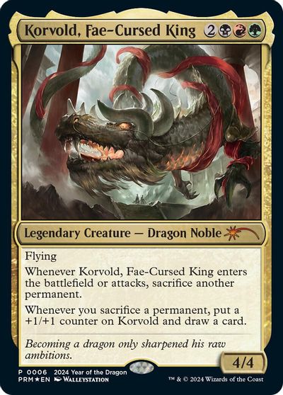 Korvold, Fae-Cursed King (Year of the Dragon 2024) card art