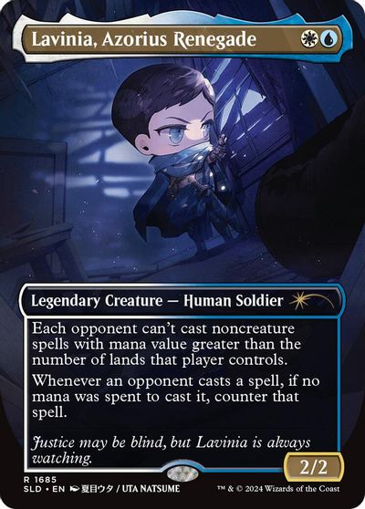 Lavinia, Azorius Renegade (Rainbow Foil) card art