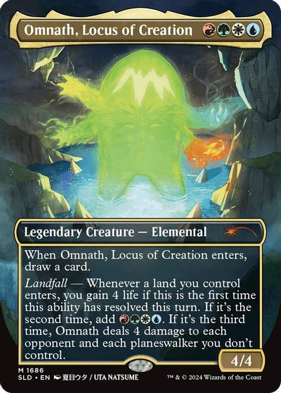 Omnath, Locus of Creation (Rainbow Foil) card art