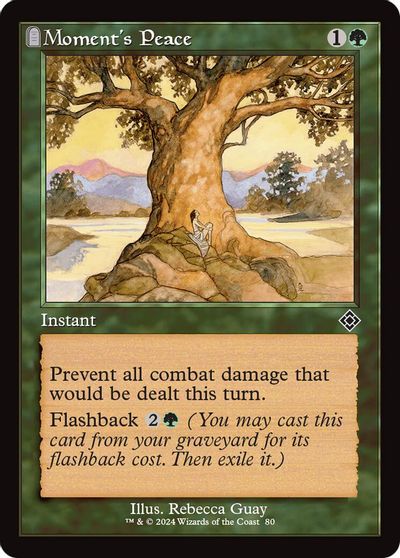 Moment's Peace card art