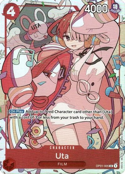 Uta - OP01-005 (Premium Card Collection -Uta-) card art