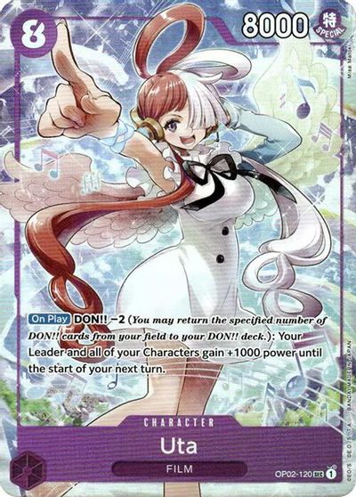 Uta - OP02-120 (Premium Card Collection -Uta-) card art