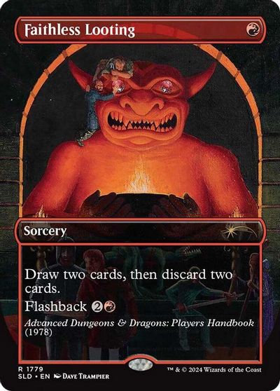 Faithless Looting card art
