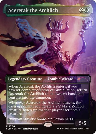 Acererak the Archlich (Rainbow Foil) card art