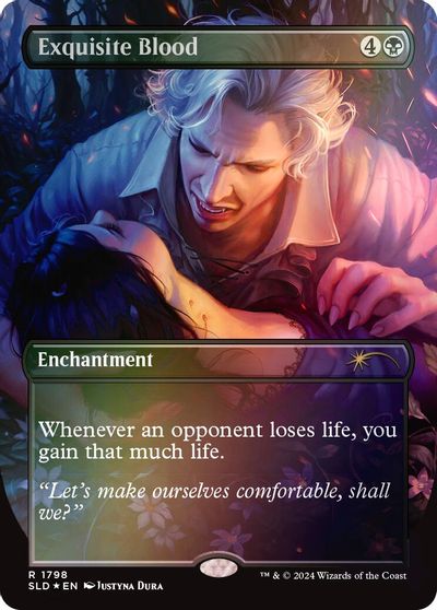 Exquisite Blood (Rainbow Foil) card art