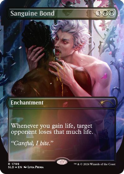 Sanguine Bond (Rainbow Foil) card art