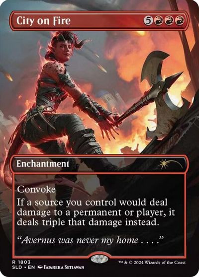 City on Fire card art