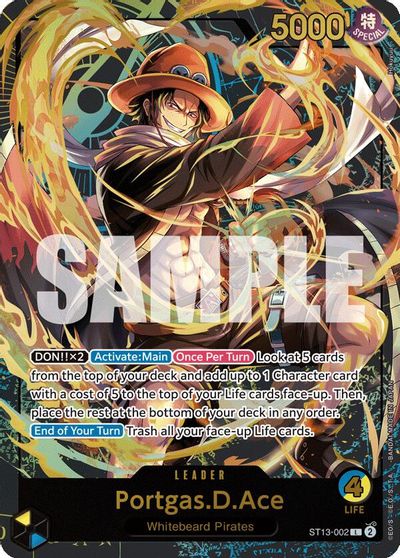 Portgas.D.Ace (Premium Card Collection -Leader Collection-) card art
