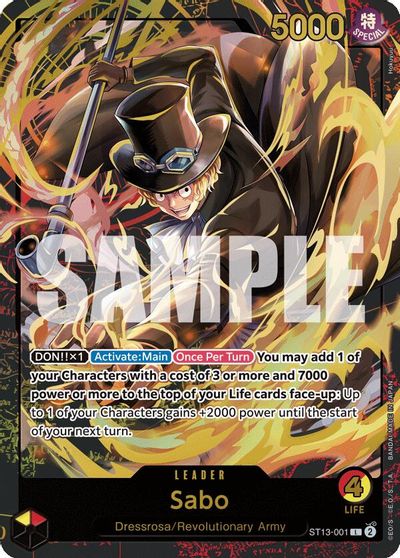 Sabo (Premium Card Collection -Leader Collection-) card art