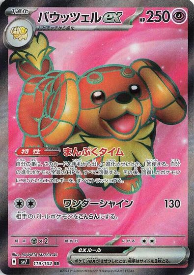 Dachsbun ex - 119/102 card art