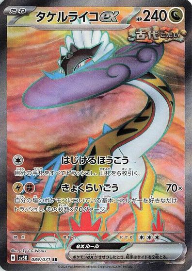 Raging Bolt ex - 089/071 card art