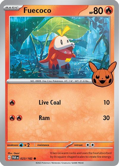 Fuecoco card art