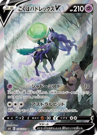 Shadow Rider Calyrex V - 076/070 card art
