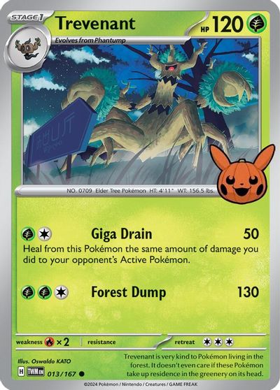 Trevenant card art