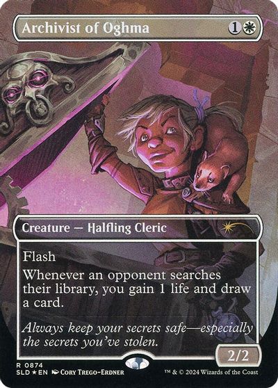 Archivist of Oghma (Rainbow Foil) card art