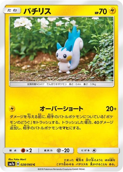 Pachirisu card art