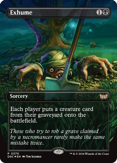Exhume (Borderless) card art