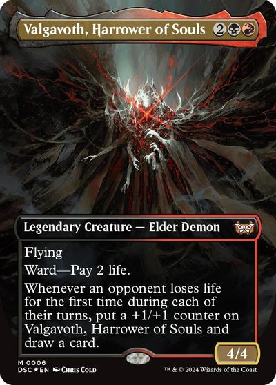 Valgavoth, Harrower of Souls (Borderless) card art