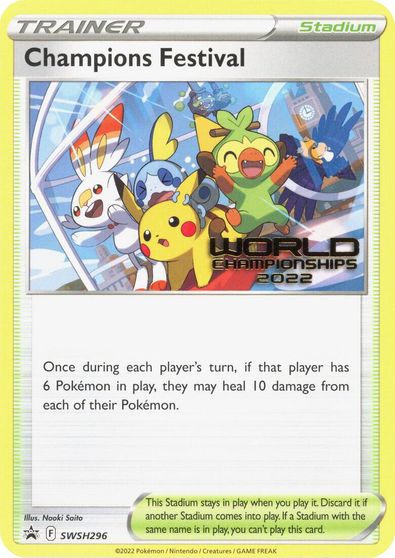 Champions Festival - SWSH296 (World Championships 2022) card art