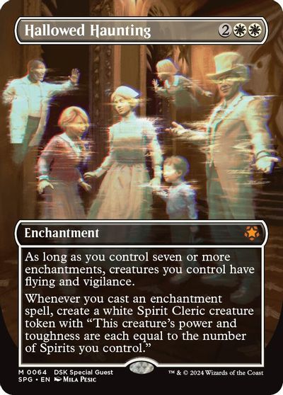 Hallowed Haunting (Borderless) card art