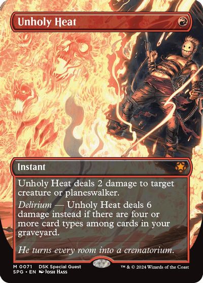 Unholy Heat (Borderless) card art