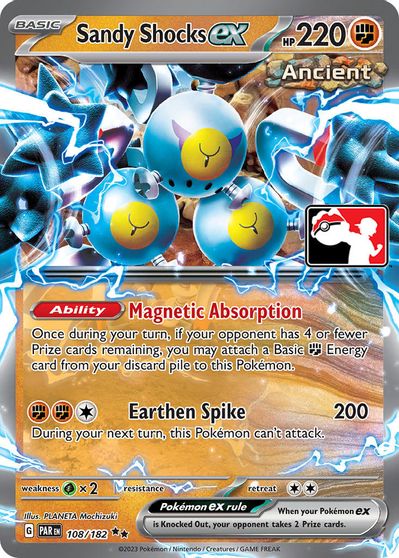 Sandy Shocks ex - 108/182 card art