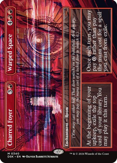 Charred Foyer // Warped Space (Borderless) card art