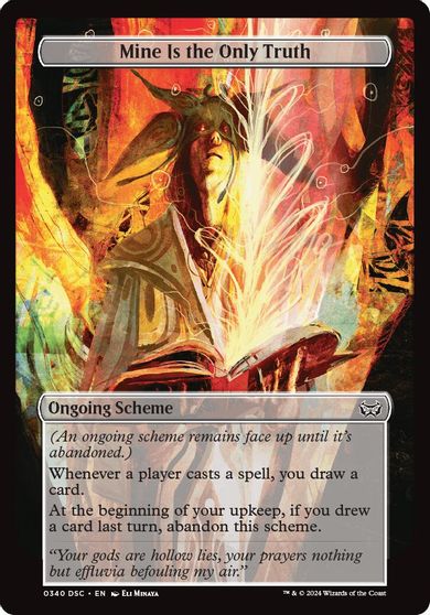 Mine Is The Only Truth (Full Art) card art