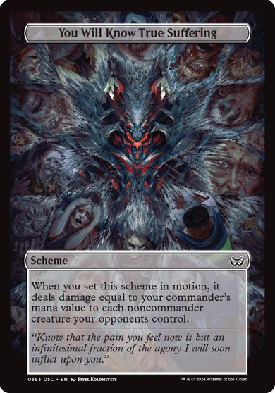 You Will Know True Suffering (Full Art) card art
